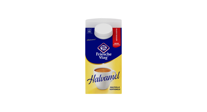 Koffiemelk friesche vlag halvamel 485ml(521899)