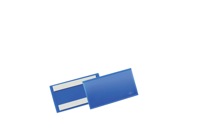 Documenthoes durable zelfklevend 150x67mm blauw ds/50st