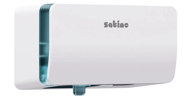 Satino Hyginity | Traditioneel Toiletpapier Dispenser | Horizontaal | MT1/CT10 | Wit | 333426