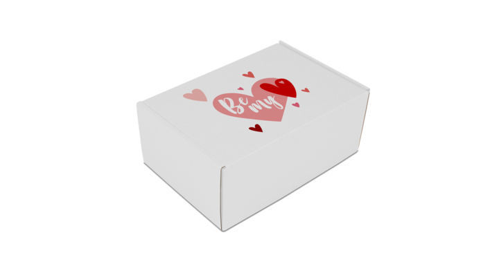 Valentijn geschenkdozen, 22,5x15x9cm, wit, (50st)