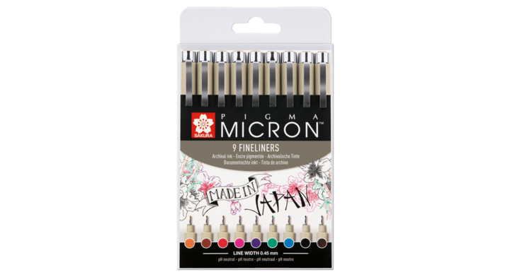 Fineliner bruynzeel pigma micron ass kleur(poxsdk059)