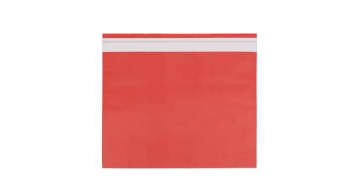 Verzendzak, papier, 48x37+2x6cm+klep, rood (250 stuks)