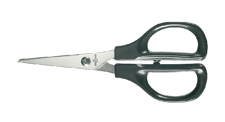 Schaar quantore 140mm +plastic handvat zwart(337135)