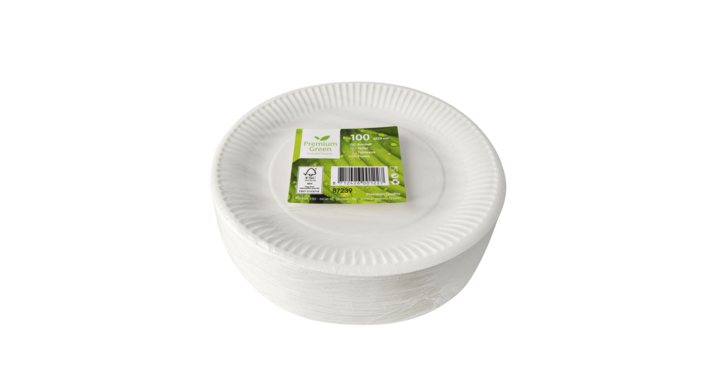 Bord iezzy d 230mm karton wit(pa87239)