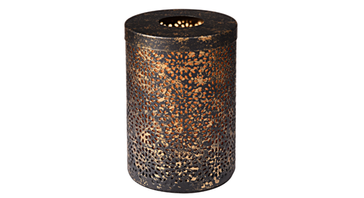 Duni | LED Lamphouder | 120x85mm | Dara Kandelaar Brushed Metal | 192534 (4 stuks)