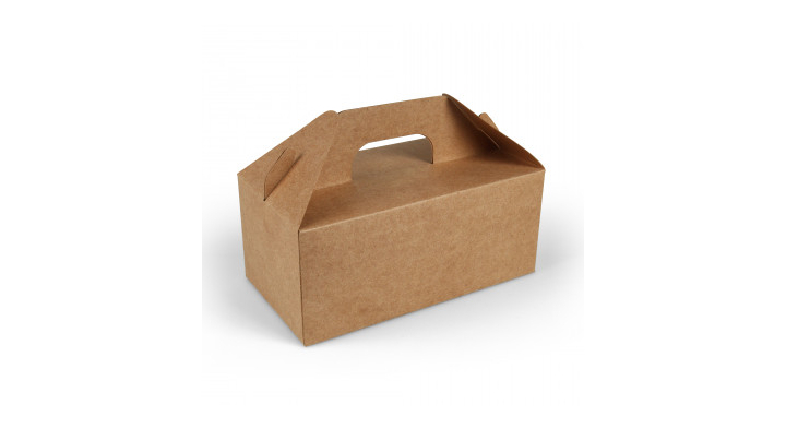 Take away, menubox, 33x25x17cm, met handvat (50 stuks)