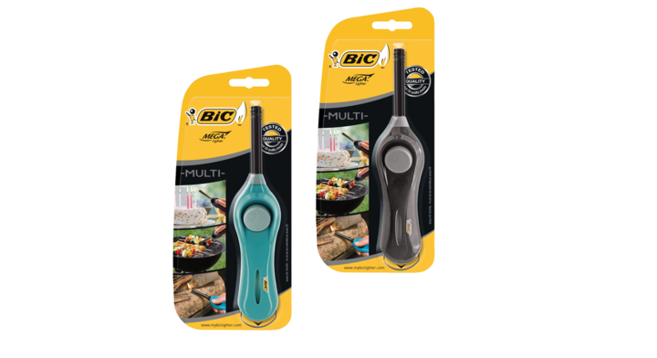 Aansteker bic megalighter u140 multi assorti(892542)