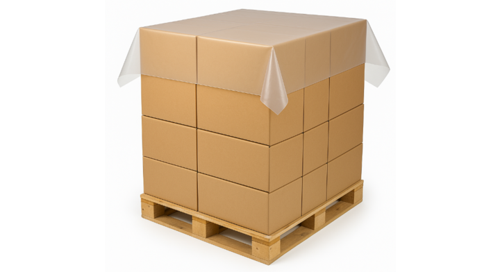 Topvellen, LDPE, 145x265cm, 20 my, transparant (150 vel)
