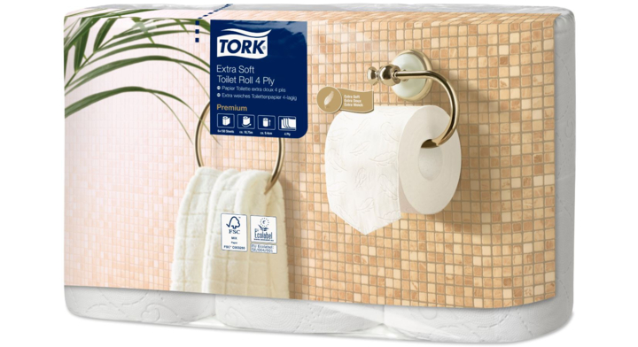 Tork Premium | Toiletpapier | 150 Vel | 4-Laags | T4 | Wit | 110406 (42 stuks)