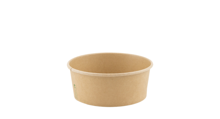 Kraft saladebowl, 680ml, 15cm x 6cm (50 stuks)