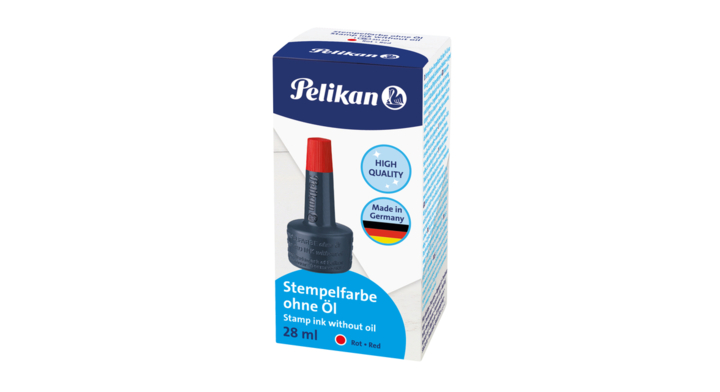 Pelikan, stempelinkt flacon, 28ml, rood, 351221