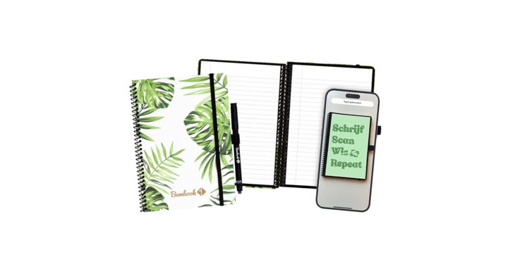 Notitieboek bambook tropical a5 lijn 40pag uitwisb(871968976