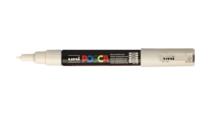 Verfstift posca pc1mc wit(pc1mc bl)