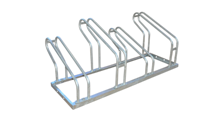 Fietsenrek brasq  4 fietsen bs400 zilver(8812605)