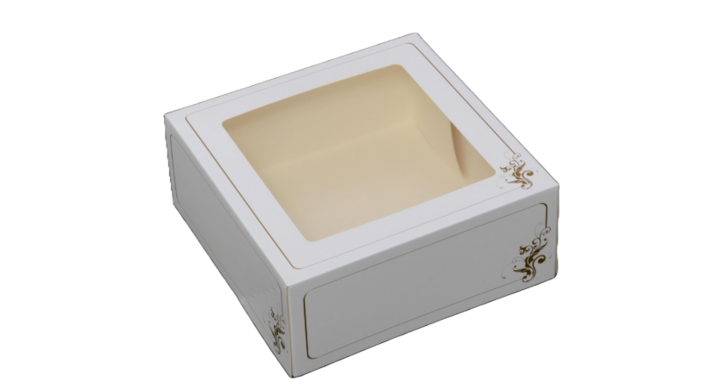 Gebaksdozen Met Venster | 19x19x8cm | Dessin 573 (275 stuks)