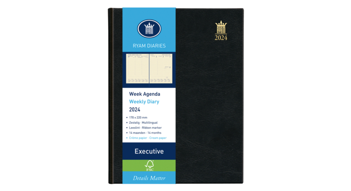 Agenda ryam executive 2025, 170x220mm