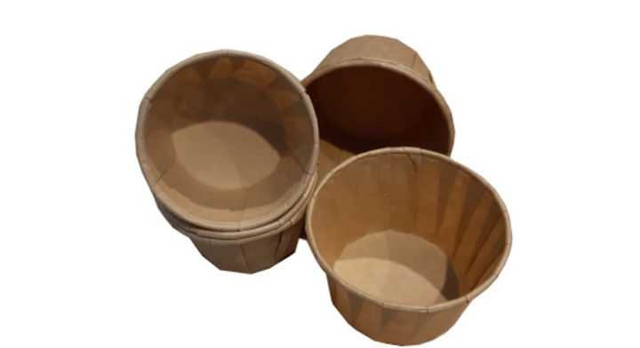 Sausbakje, bruin papier, 100ml (2000 stuks)