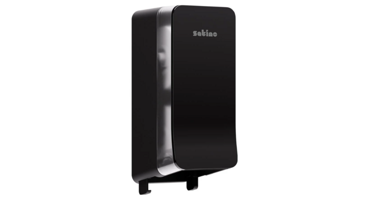 Satino Hyginity | Systeemrol Toiletpapier Dispenser | JT3/ST10 | Zwart | 333423