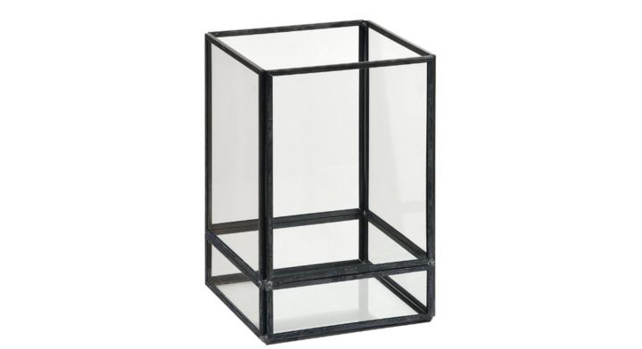 Duni | LED-lamphouder | 100x100x150mm | Kandelaar Capella Black | 206443 (4 stuks)