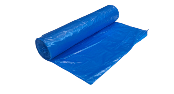 Vuilniszak | HDPE | 70x110cm | 120 Liter | T25 | Blauw (25 rollen x 20 zakken) 