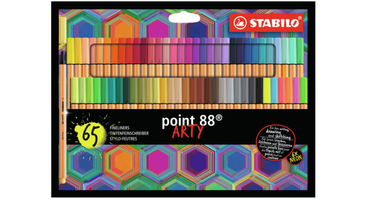 Fineliner stabilo point 88/65 arty f ass 65st(8865-21-20)