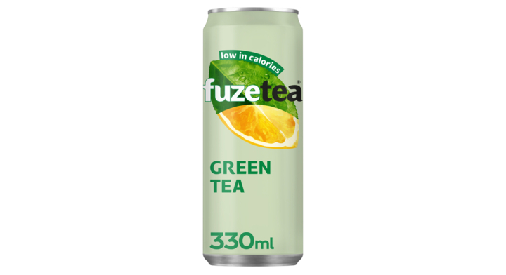 Frisdrank fuze tea green blik 330ml(284957)