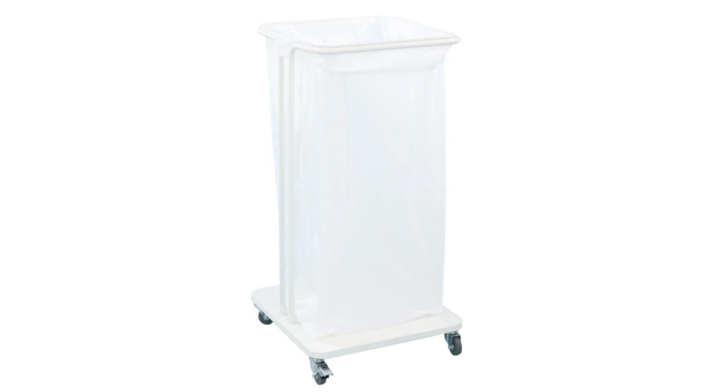 Saekko Boy | Verrijdbare Afvalzakhouder | 120 Liter | Wit | VB 145230