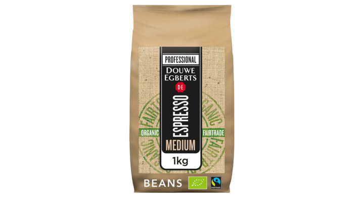 Koffie douwe egberts espresso bonen med org fair(4091500)