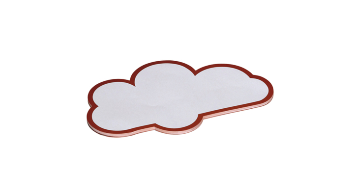 Workshopkaarten maul wolk 14x23cm wit(6395802)