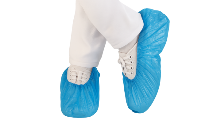 Schoenovertrek | LDPE | Maat 36-42 | 35my | Blauw (2000 stuks)