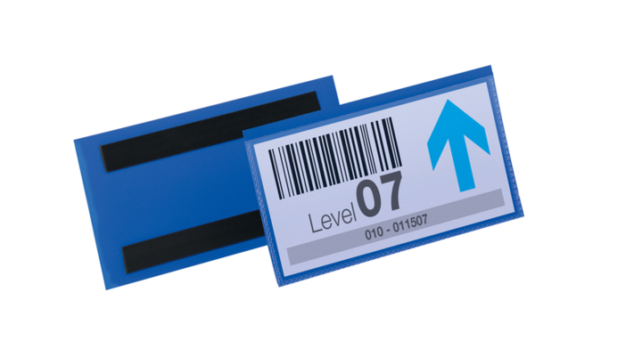 Documenthoes durable magnetisch 150x67mm blauw ds/50st
