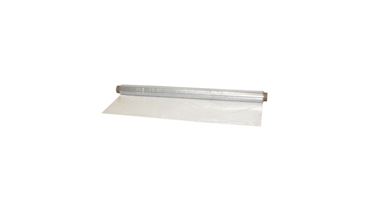 Afdekfolie, HDPE, 160cm x 500m, 7my, transparant