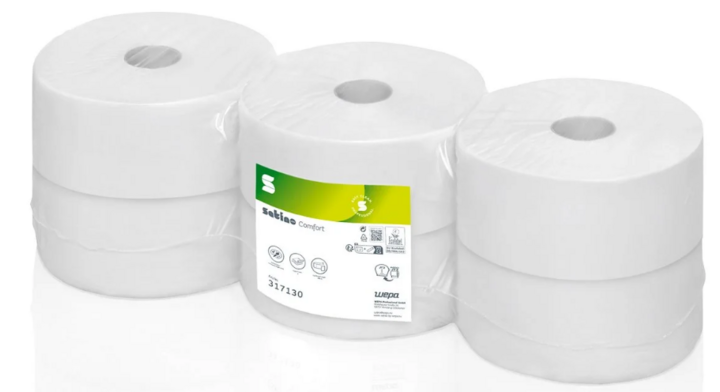 Satino Comfort | Jumbo Toiletpapier | 380 Meter | 2-Laags | JT2 | Wit | 317130 (6 stuks)