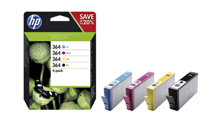 Inkcartridge hp 364 n9j73ae zwart 3 kleuren(n9j73ae)
