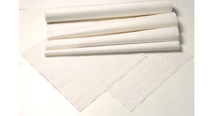 Tork Universal, napperon damastpapier, 80x120 cm, wit, 474051 (250 stuks) | OP=OP AANBIEDING