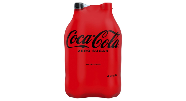 Frisdrank coca cola zero regular petfles 1.5 liter(1650424)