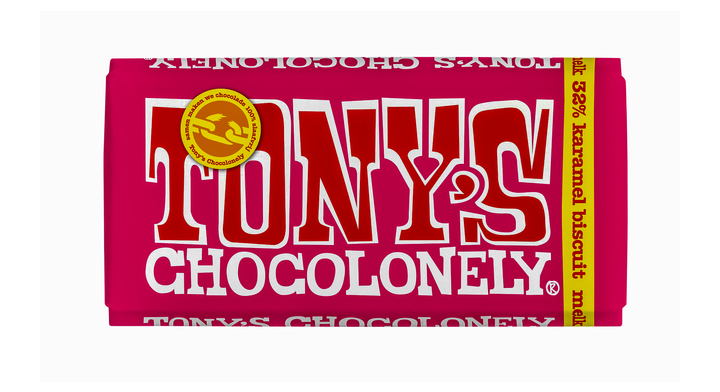 Chocolade tony chocolonely melk karamel biscuit(nlrmkab180)