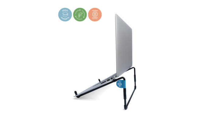Laptopstandaard r-go travel zwart(rgosc015bl)