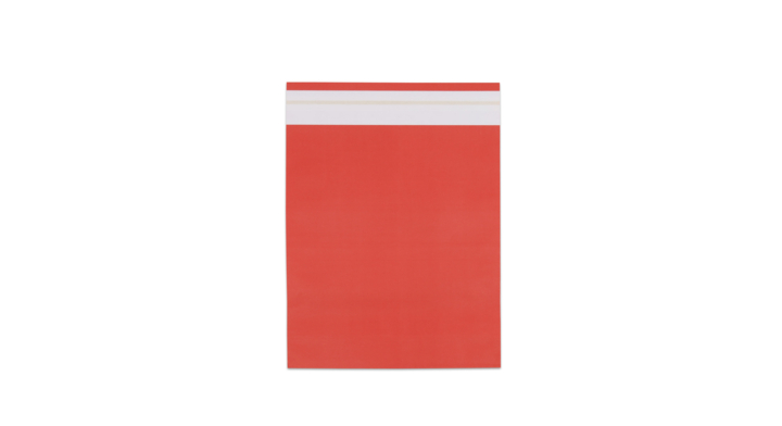 Verzendzak, papier, 30x36+2x4cm+klep, rood (250 stuks)