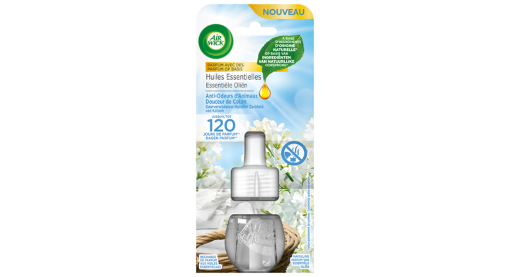AirWick | Navulling Luchtverfrisser | 19ml | Linnengeur | 3212257 (1 stuk)