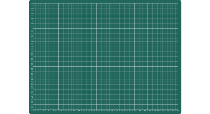 Snijmat rillstab 450x600mm a2 3-laags groen(82603)