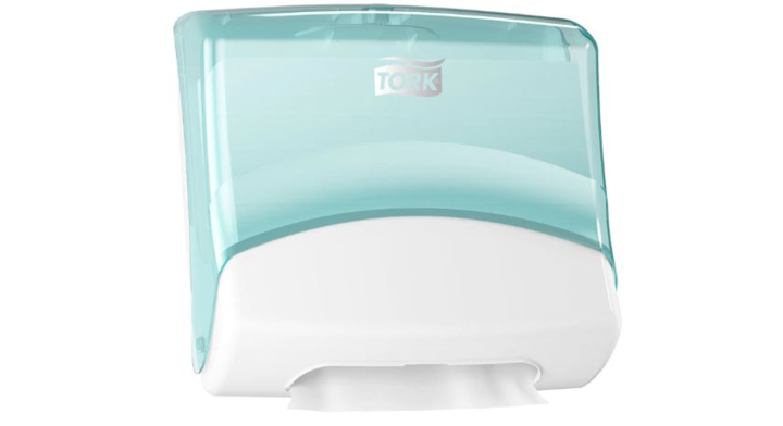 Tork | Gevouwen Reinigingsdoek Dispenser | W4 | Turquoise | 654000