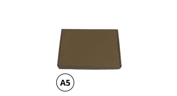 Brievenbusdoos, 220x155x28mm, A5, bruin (50 stuks)