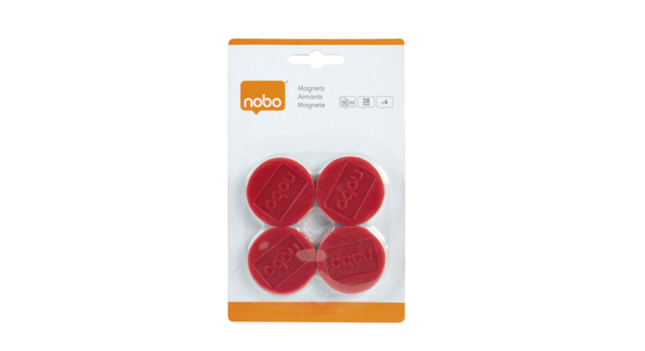 Magneet nobo 38mm rood(1901452)