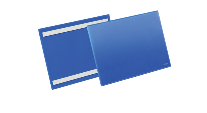 Documenthoes durable zelfklevend a4 liggend blauw ds/50st