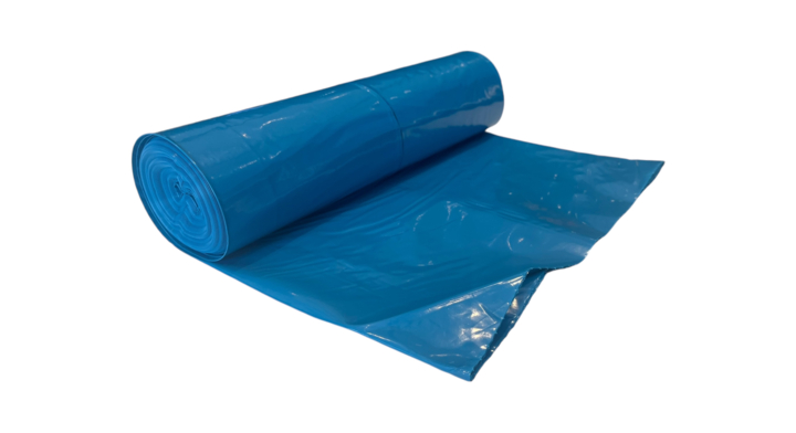 Vuilniszak | LDPE | 65/20x125cm | 240 Liter | T70 | Blauw (10 rollen x 10 zakken) 