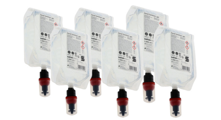 Satino | Alcoholgel | 1000ml | Transparant | SF1 | 333367 (6 stuks)