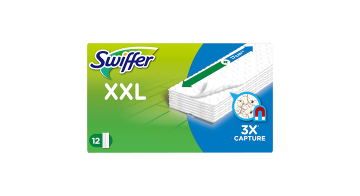 Swiffer navulling xxl droge doekjes 12 stuks(8700216753524)