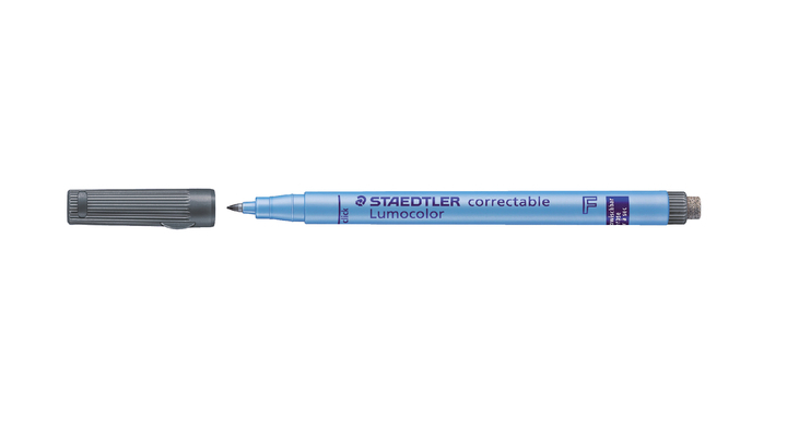 Viltstift staedtler ohp lumo f 305 correctable zw(305 f-9)