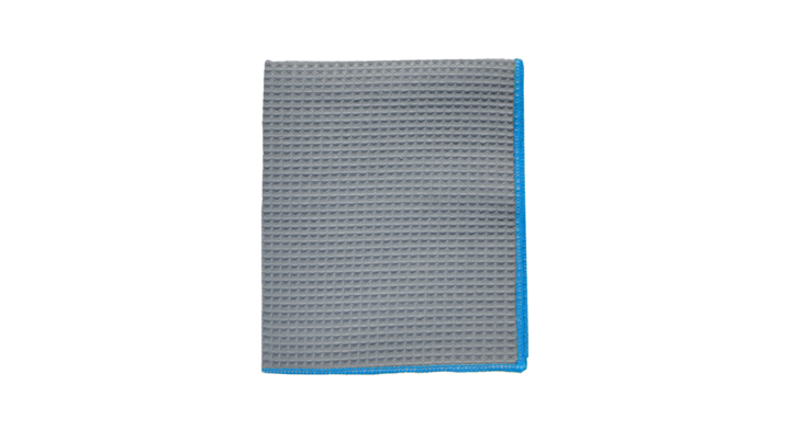 Qwikr, microvezelglasdoek, 38x32cm, grijs/blauw (50 stuks)